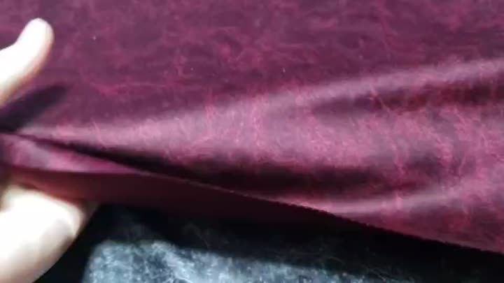 polyester upholstery velvet fabric