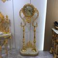 Luxury Vintage Golden Standing Floor Clock - Crystal Gold Grandfather Clock1