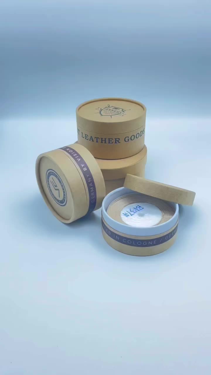 custom logo cylinder round kraft box