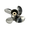 4 Blades 25-70HP Marine Propeller Matched Mercury Stainless Steel 11.6X12 Outboard Propeller1