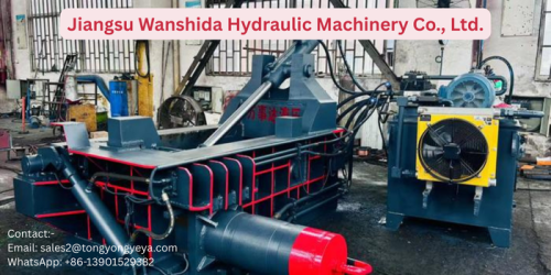 Wanshida entrega com sucesso uma nova enfardadeira hidráulica automática de metal de 315 toneladas com controle PLC