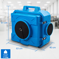 Commercial Portable 60dB 3 Stage HEPA Air Scrubber Machine1
