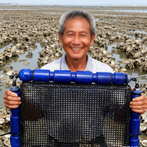 การชนะหอยนางรมของลุงหลี่: กรงหอยนางรม HDPE นี้ตัดการสูญเสียพายุไต้ฝุ่นลงครึ่งหนึ่ง!