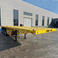 3 Axle 40ft Container Semi Trailer Chassis Flat Bed for Sale1