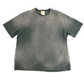 Υψηλής ποιότητας χύδην φιλικό προς το περιβάλλον κενό υπερμεγέθη Unisex Acid πλυμένο ξεθωριασμένο Distress T Shirts Vintage πλυμένο T Shirt1