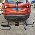 Black Heavy Duty Bike Hitch Rack Fit Large Bike Tire For Pickup Car Ford SUV1