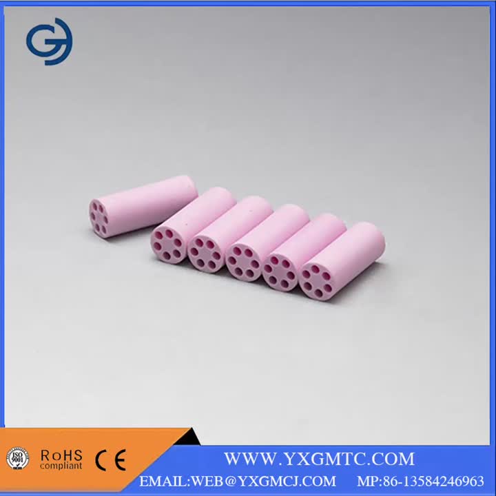 Ceramic tube rod