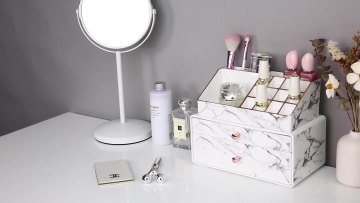 PS Stackable Vanity Beauty Cosmetic Storage Box1