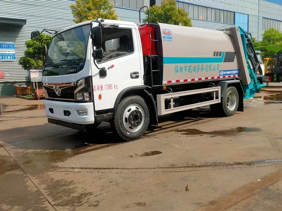 Kecekapan Tinggi &amp; Penjimatan Tenaga Dongfeng 4X2 9-11cbm Trak Pemadat Tolak Ketumpatan Tinggi1