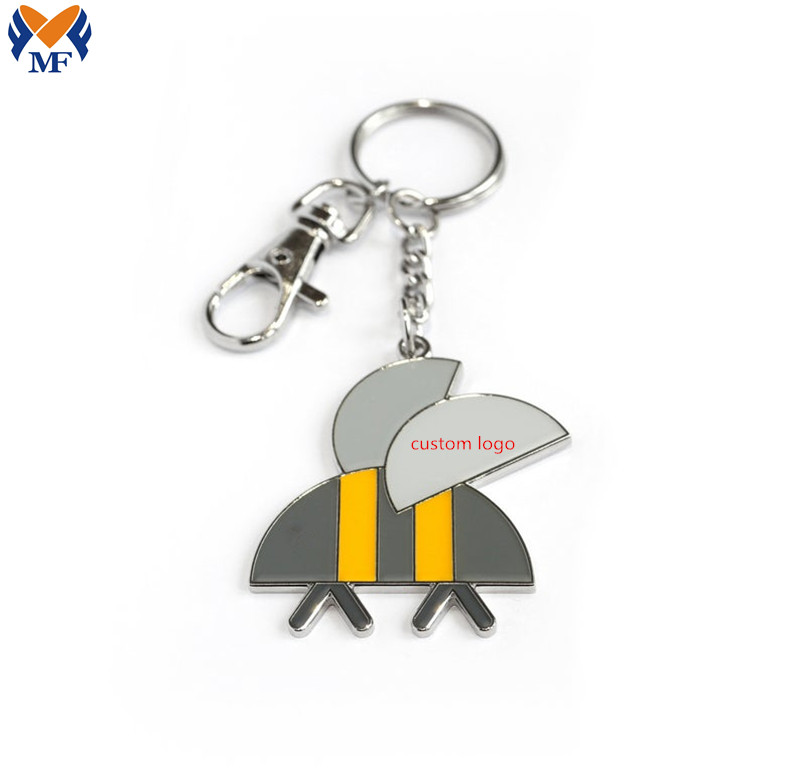 Enamel Bee Keyring