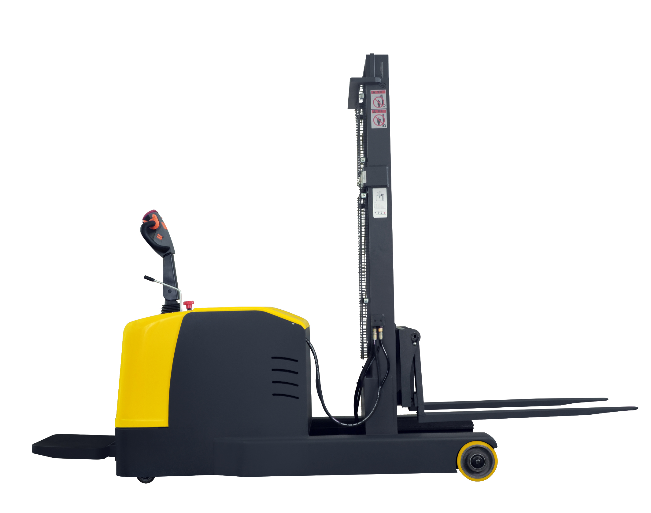 1.5T/4.5M pallet electric stacker truck moving forklift