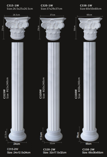 PU column diameter15cm,20cm,38cm
