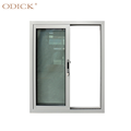 Puertas corredizas de vidrio deslizante corredizo y ventanas Price barato de aluminio Diseño gráfico de acero inoxidable Hotel moderno horizontal 82S1