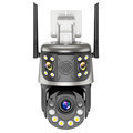 Icsee 12MP WiFi 50X Optical Zoom Three Lens Security Camera1