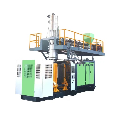 Production and operation method of extrustion blow molding machine