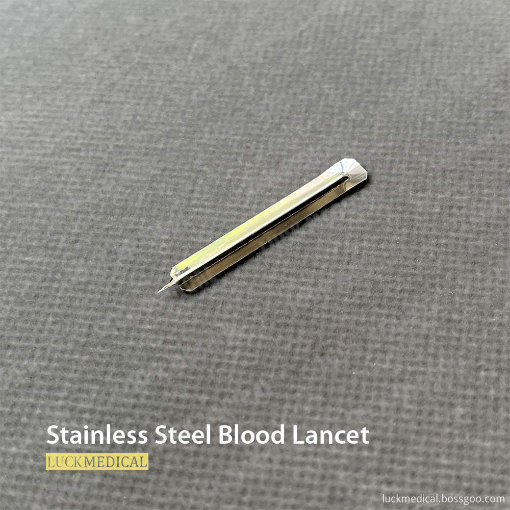 Stainless Steel Blood Lancet 28