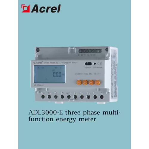 Acrel 300286.SZ 7 Modul DIN-Schiene 3 Phasen KWH Energiezähler Modbus rtu.mp4