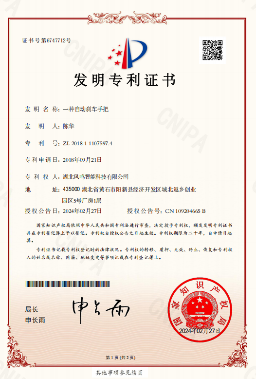 patent for invention
