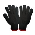 GM2006 Work Gloves: Affordable Knitted Black Cotton Hand Protection1