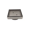 SS304 Square Tile Insert Floor Drain for Balconies and Roofs1