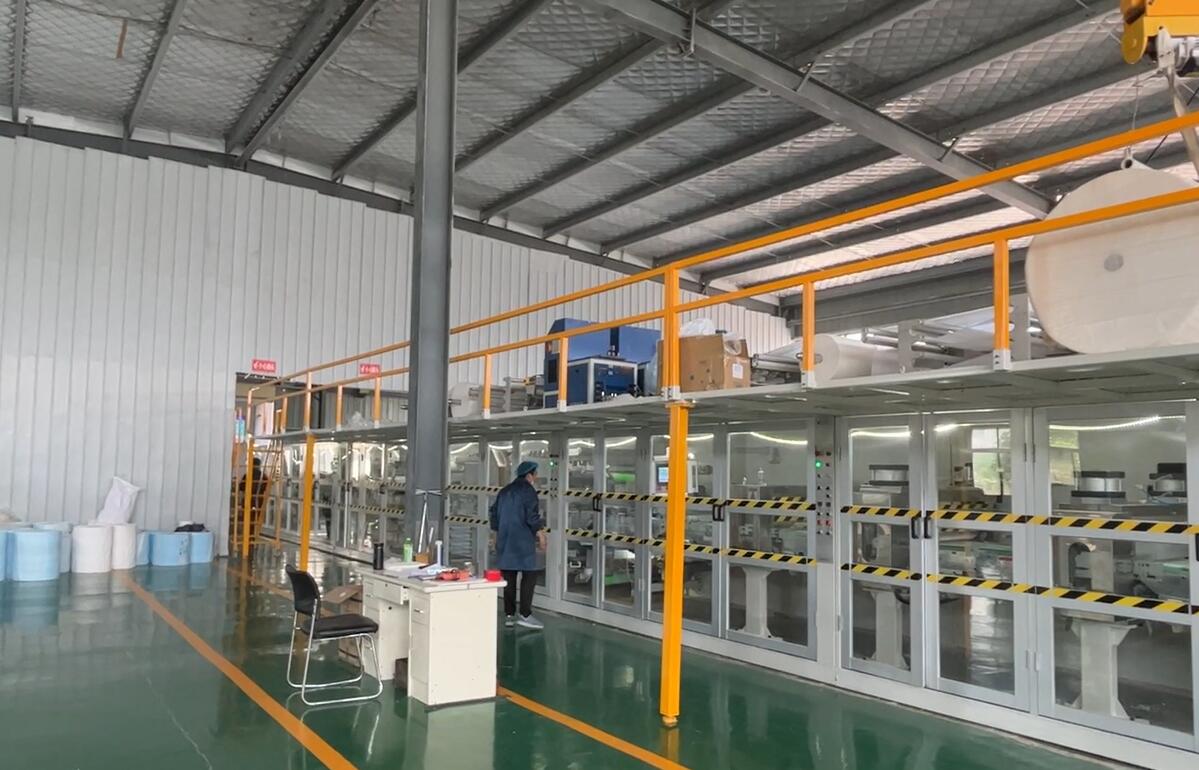 production line of bedpad