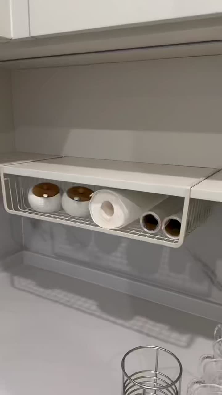 Cesto suspenso grande (spray cinza)