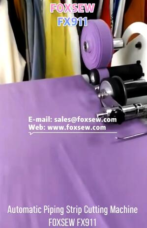 Máquina de corte de tiras de tuberías automáticas Foxsew FX911