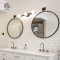 Sleek American Standard High-Quality ETL Certified Black Rectangular Wall Light with White Glass Globe LED1