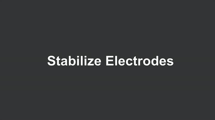 Electrode Stabilization for fusion splicer