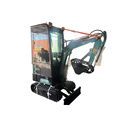 AGT QH13R 1.2 Ton Hydraulic Excavator with Closed Cab and Rubber Tracks1