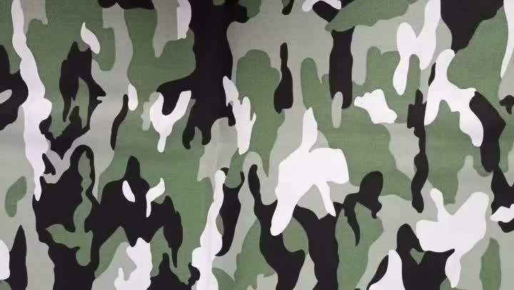 Tela de poliéster de camuflaje TC