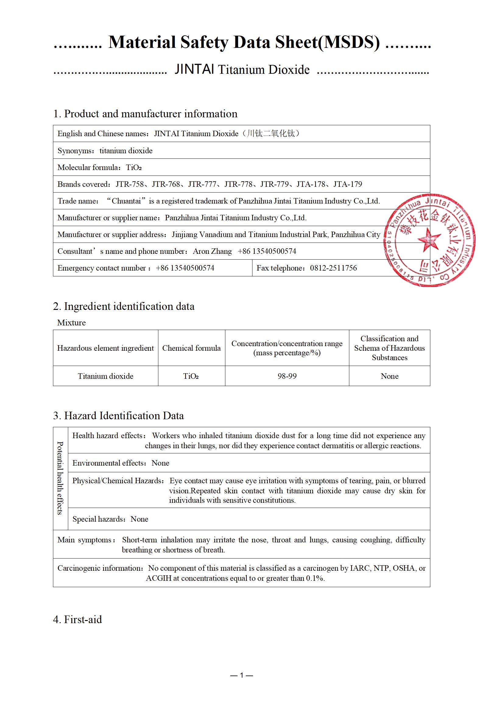 MSDS