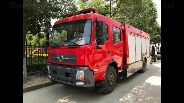 Caminhão de bombeiros Dongfeng Kingrun.mp4