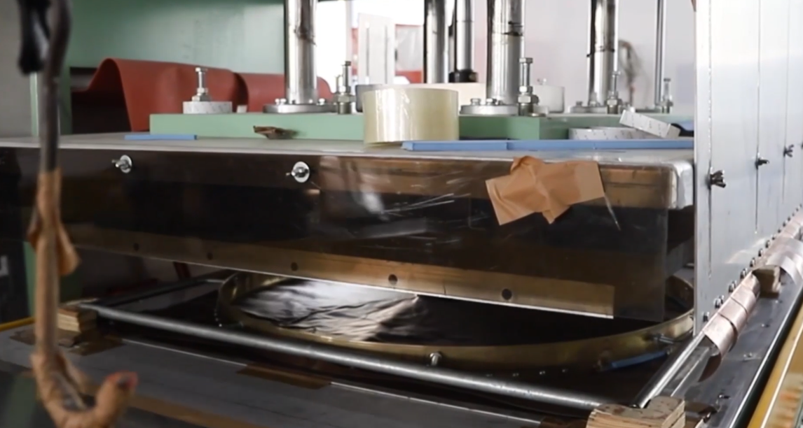 Luftmatratzenproduktionsprozess