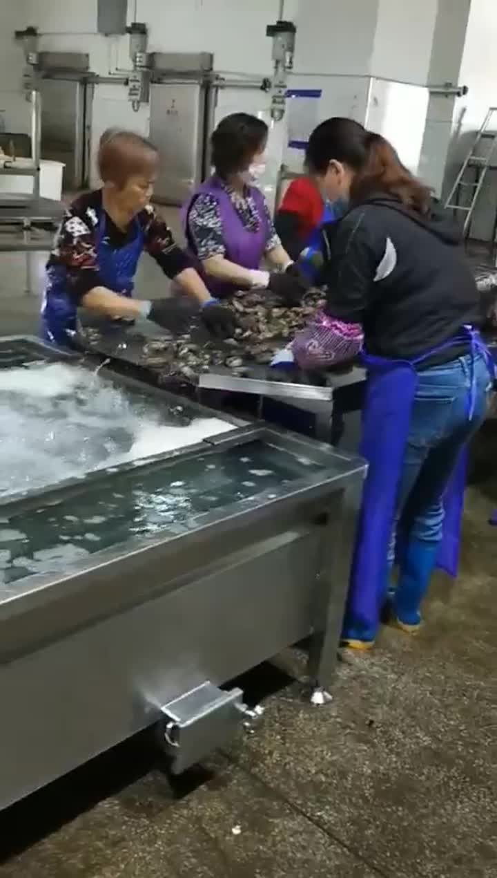lavage des huîtres