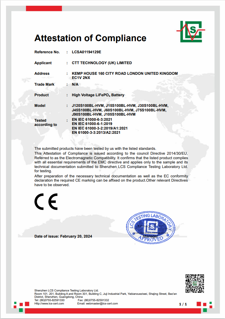 Attestation of Compliance