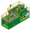 Mud Cleaning System for Oilfield Drilling Slurry and Sludge Separation1