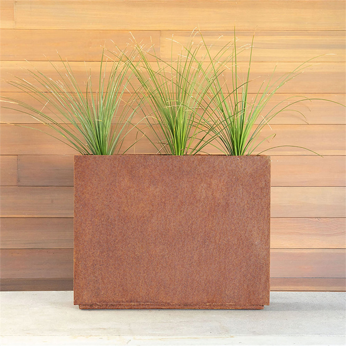 corten planters