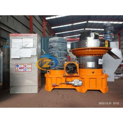 India 90kW XGJ560 Ring Die Wood Pellet Machine Carga en Longze