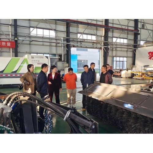 Warmly welcome the marketing director of Taiyuan Heavy Industry Rail Transit Equipment Co., Ltd. and his delegation to visit Maoheng Environment, a subsidiary of Lukewei