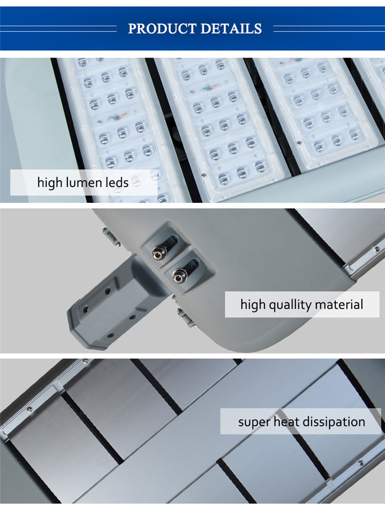 High Lumens SMD IP65 กันน้ำ 100 150 200 250 300 350 W ไฟถนน LED