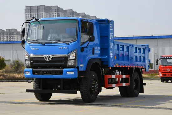 Ketahanan Tahan Lama Tiga Cincin 4X4 4.3m 200HP 7.5cbm Trak Sampah Belakang1