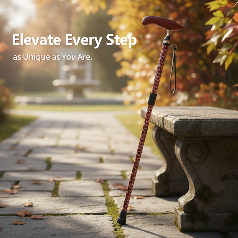 Сверхлегкая складная трость из углеродного волокна - медицинская реабилитационная трость для взрослых