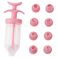 Plastic Icing Gun Nozzle Kit for Cake Decorating1