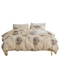 Flower Duvet Cover Queen 100% Soft Cotton 3 Pieces Flower Bedding Sets Queen for Girls Flower Branches Pattern Duvet Cover1