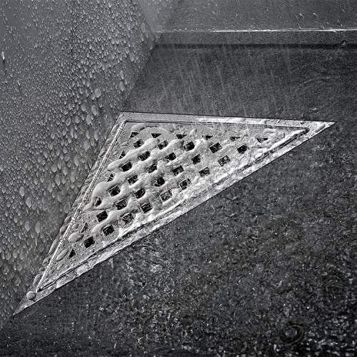 About The Triangular Stainless Steel Floor Drain