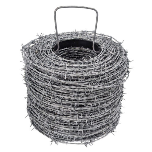 1,320 Ft. 4-Point High-Tensile Galvanized Steel Barbed Wire Barbed Wire Fencing Razor Barbed Wire