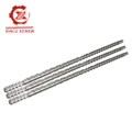 nitrided  and bimetallic LDPE/HDPE/PP/PC film bolwing screw barrel for extruder machine1