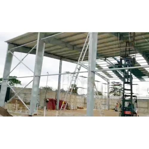 Болат құрылымы Префабрикациялық құрылымдық шеберхана Металл қоймасы PRV7