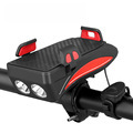 4-in-1 Bike Light: USB Bicycle Phone Holder with Headlight, Horn, and Power Bank1